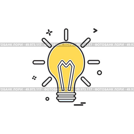 blub light electric icon vector design. Стоковая иллюстрация, агентство Ingram Publishing / Фотобанк Лори