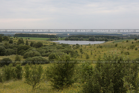 Больше Болдинские пейзажи в Нижегородской области отток реки Саля (2023 год). Редакционное фото, фотограф Дмитрий Неумоин / Фотобанк Лори