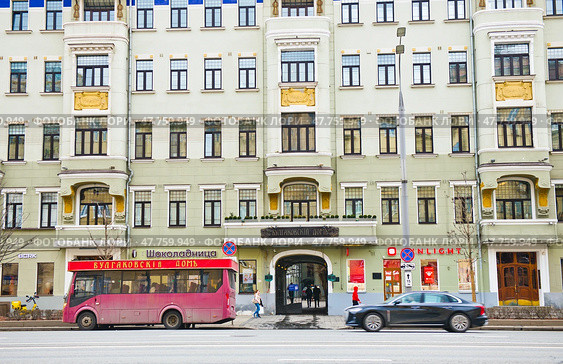 Булгаковский дом. Улица Большая Садовая, дом 10. Москва. Россия. Редакционное фото, фотограф E. O. / Фотобанк Лори