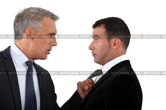 Businessmen having an argument. Стоковое фото, агентство Ingram Publishing / Фотобанк Лори