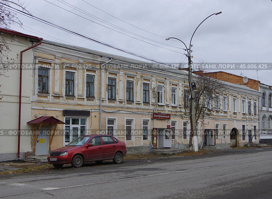 "Бывший дом купца Зязина", Город Ирбит, ул. Орджоникидзе, 25. Редакционное фото, фотограф Алексей Иванов / Фотобанк Лори
