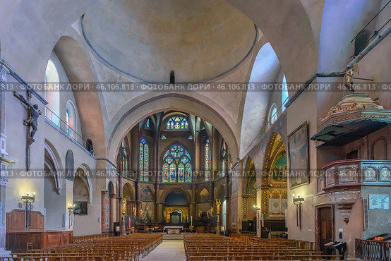 Cahors Cathedral, France (2018 год). Стоковое фото, фотограф Boris Breytman / Фотобанк Лори