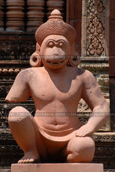 Cambodia, Siem Reap, Angkor, Banteay Srei Temple. Редакционное фото, агентство BE&W Photo / Фотобанк Лори
