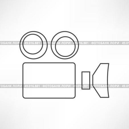 Camcorder Camera icon. Стоковая иллюстрация, агентство Ingram Publishing / Фотобанк Лори