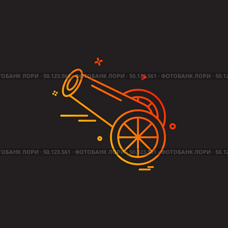 Cannon icon design vector. Стоковая иллюстрация, агентство Ingram Publishing / Фотобанк Лори