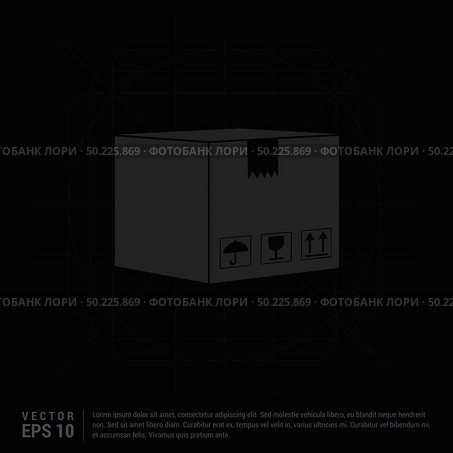 cardboard boxes icon. Стоковая иллюстрация, агентство Ingram Publishing / Фотобанк Лори