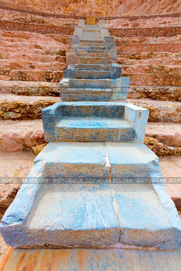 Cartagena Roman Amphitheater in Murcia at Spain. Стоковое фото, агентство Ingram Publishing / Фотобанк Лори