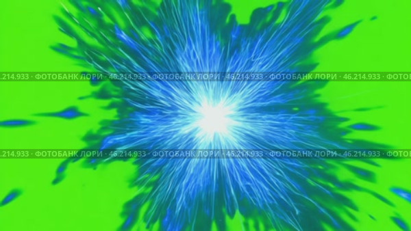 Cartoon Blue Explosion Animation. Green screen Chroma key, 2D Anime. Magic Shockwave. Flash, Comic Elements, Background. For Project, Game Developers, Movies. Colorful explosion effect for intro video. Стоковое AI-видео, аниматор Марина Демидюк / Фотобанк Лори