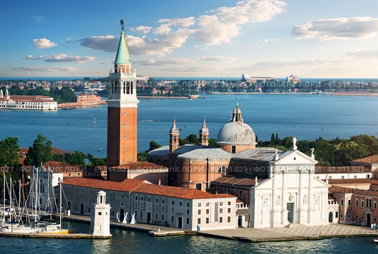 Cathedral of San Giorgio Maggiore in Venice, Italy. Стоковое фото, агентство Ingram Publishing / Фотобанк Лори