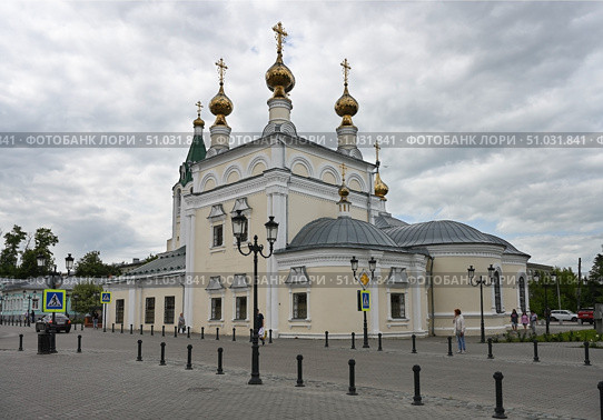Cathedral of the Ascension of the Lord (Voznesensky) in the city of Murom. Редакционное фото, фотограф Алексей Кузнецов / Фотобанк Лори