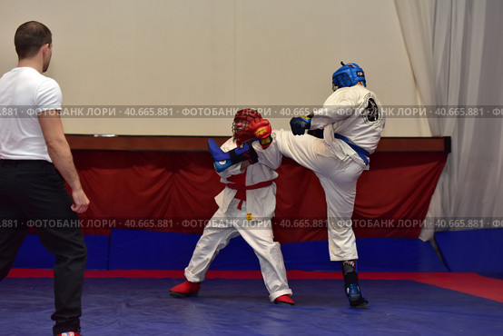 Championship in army hand-to-hand combat (2017 год). Редакционное фото, фотограф Анна Кривицкая / Фотобанк Лори