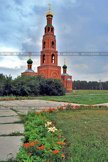 Chapel in Achair monastery, Omsk region, Siberia, Russia (2013 год). Стоковое фото, фотограф Александр Карпенко / Фотобанк Лори