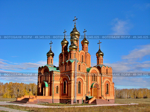 Chapel in Achair monastery, Omsk region, Siberia, Russia (2012 год). Стоковое фото, фотограф Александр Карпенко / Фотобанк Лори
