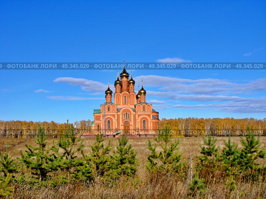 Chapel in Achair monastery, Omsk region, Siberia, Russia (2012 год). Стоковое фото, фотограф Александр Карпенко / Фотобанк Лори