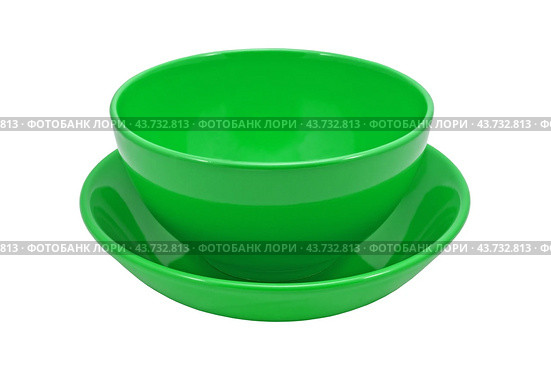 Чашка и блюдце на белом фоне. Cup and saucer on a white background. Стоковое фото, фотограф Татьяна Д / Фотобанк Лори