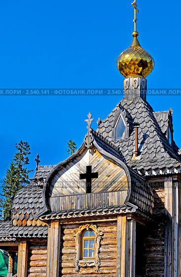 Часовня деревянная (2010 год). Редакционное фото, фотограф Андрей Петраковский / Фотобанк Лори