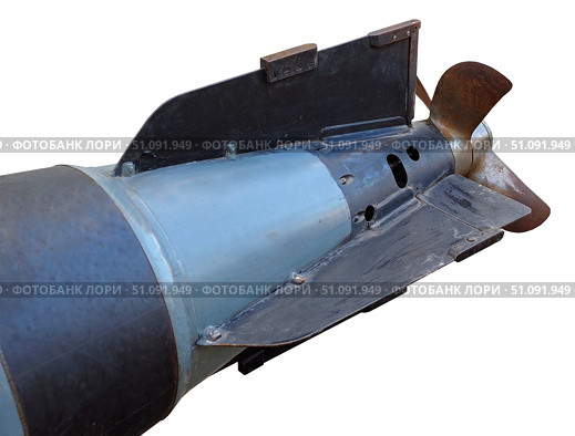 Четырехлопастной двойной гребной винт торпеды. Four-bladed twin torpedo propeller. Стоковое фото, фотограф Татьяна Д / Фотобанк Лори