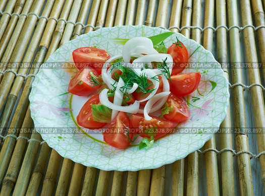 Chilean Salad. Стоковое фото, фотограф Александр Fanfo / Фотобанк Лори