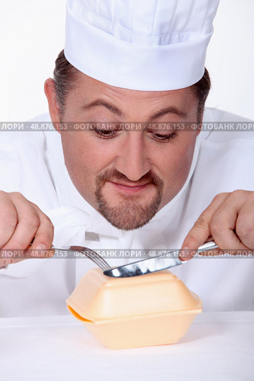 chubby, chef. Стоковое фото, агентство Ingram Publishing / Фотобанк Лори