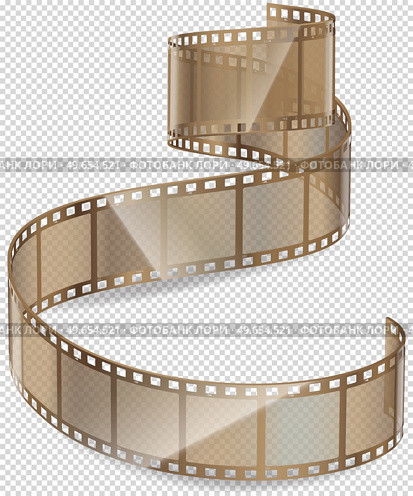 Cinema movie and photography 35 mm film strip template, vector flat element in vintage style. Cinema strip isolated icon with recorded film on tape, cinematography retro photo roll with frames. Cinema movie and photography 35 mm film strip template, vector flat element in vintage style. Стоковая иллюстрация, агентство Ingram Publishing / Фотобанк Лори