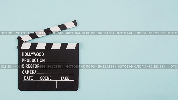 clapperboard copyspace. Стоковое фото, агентство Ingram Publishing / Фотобанк Лори