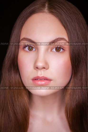 Close up Make up fashion model. Стоковое фото, фотограф Андрей Аркуша / Фотобанк Лори