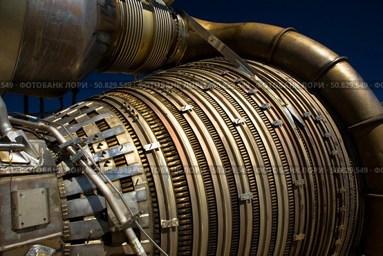 Close-up view of a rocket engine. Стоковое фото, фотограф Roth Ritter/Stocktrek Images / ТАСС / Фотобанк Лори