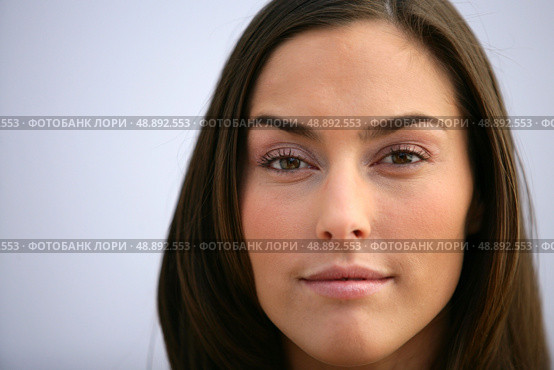 Closeup of an attractive woman’s face. Стоковое фото, агентство Ingram Publishing / Фотобанк Лори
