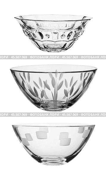 Collage of crystal vases. Стоковое фото, фотограф Андрей Аркуша / Фотобанк Лори