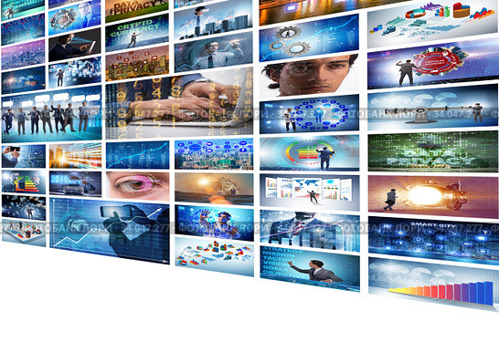 Collage of various business concepts. Стоковое фото, фотограф Elnur / Фотобанк Лори