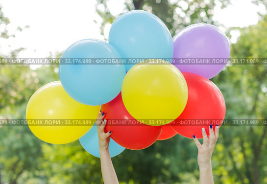 Colorful Balloons. Стоковое фото, фотограф Mitar gavric / PantherMedia / Фотобанк Лори