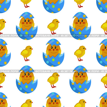 Colorful fluffy spring yellow chicken and newborn chick hatched from shell isolated on white background. Mascots of Easter celebration, symbols of new life vector illustration. Friendly feast animals. Chicken and Newborn Chick Hatch from Shell Vector. Стоковая иллюстрация, агентство Ingram Publishing / Фотобанк Лори
