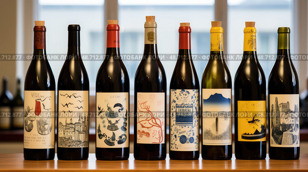 colorful portuguese wine ai generated. Стоковое AI-изображение, AI-художник Vectorwin / Фотобанк Лори