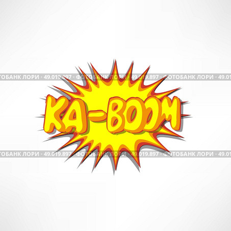 Comic book explosion. Стоковая иллюстрация, агентство Ingram Publishing / Фотобанк Лори