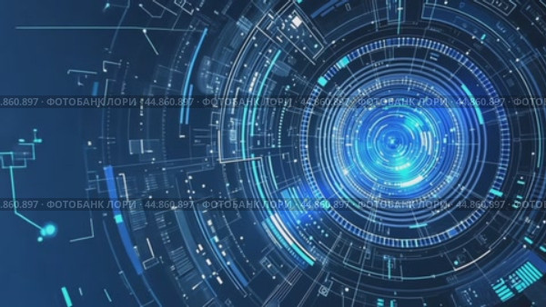 Complex digital interface showing a lot of data. Стоковое AI-видео, аниматор Юрий Поздников / Фотобанк Лори