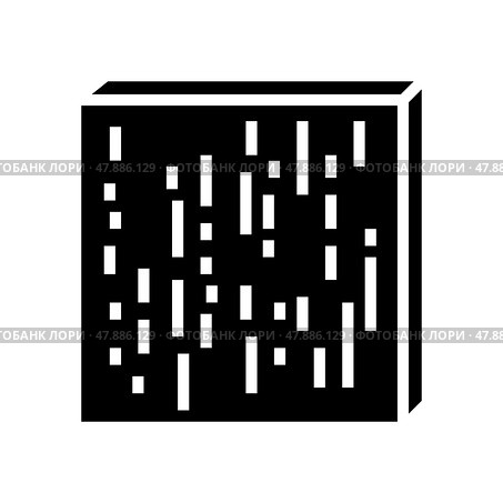compreg timbers glyph icon vector illustration. Стоковая иллюстрация, иллюстратор Vectorwin / Фотобанк Лори