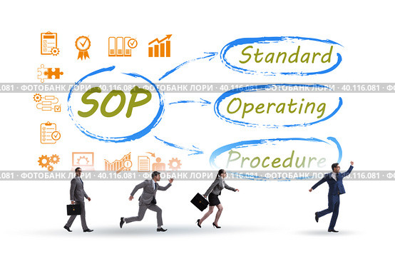 Concept of standard operating procedure. Стоковое фото, фотограф Elnur / Фотобанк Лори