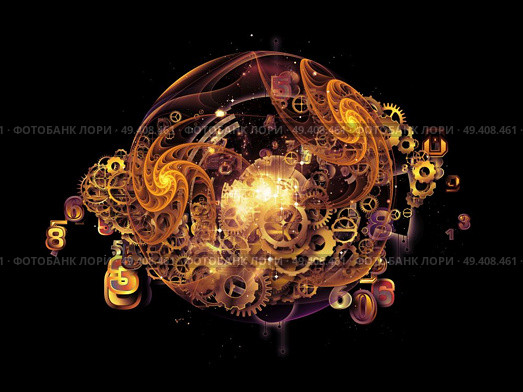 Conceptual Particle series. Abstract design made of fractal and conceptual elements on the subject of science, information technology and design. Стоковое фото, агентство Ingram Publishing / Фотобанк Лори