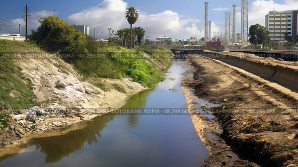 conservation water reclamation. Стоковое AI-изображение, AI-художник Vectorwin / Фотобанк Лори