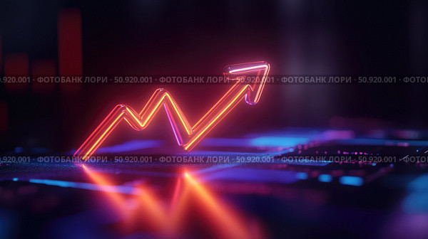 contraction dissolving business growth arrow ai generated. Стоковое AI-изображение, AI-художник Vectorwin / Фотобанк Лори