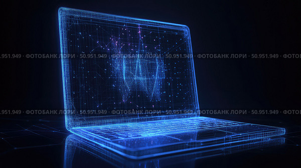 convert transforming laptop ai generated. Стоковое AI-изображение, AI-художник Vectorwin / Фотобанк Лори