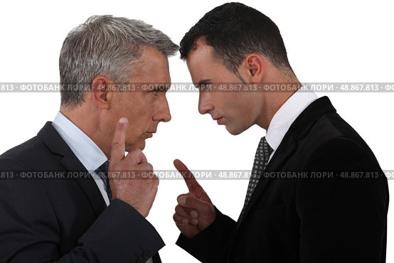 Couple of executives discussing. Стоковое фото, агентство Ingram Publishing / Фотобанк Лори