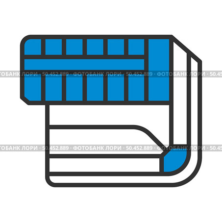 Craps Table Icon. Editable Bold Outline With Color Fill Design. Vector Illustration. Стоковая иллюстрация, агентство Ingram Publishing / Фотобанк Лори