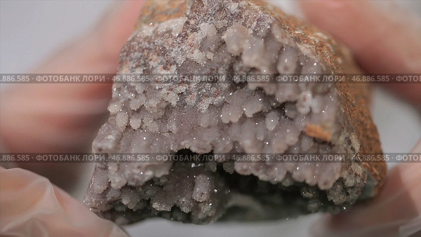 Crystallization is the natural or artificial process by which a solid forms in laboratory. Стоковое фото, фотограф David Kashakhi / Фотобанк Лори
