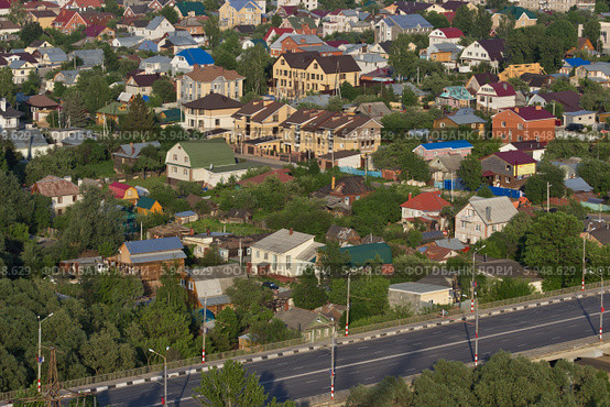 Дачные участки, вид сверху (2014 год). Стоковое фото, фотограф Sashenkov89 / Фотобанк Лори