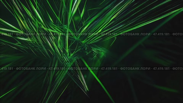 Dark background, laser beams of green light on a black background. Стоковое AI-видео, аниматор Ирина Ручушкина / Фотобанк Лори
