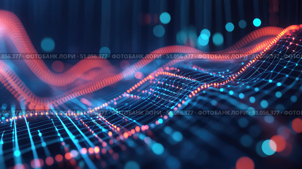 data looping line graph ai generated. Стоковое AI-изображение, AI-художник Vectorwin / Фотобанк Лори