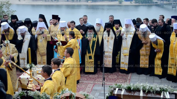 День Крещения Руси и 1000-летие преставления святого равноапостольного великого князя Владимира в г.Киев (Украина) (2015 год). Редакционное видео, видеограф FMRU / Фотобанк Лори
