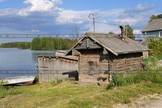 Деревня Сяргилахта. Республика Карелия (2018 год). Стоковое фото, фотограф Дмитрий Шишков / Фотобанк Лори