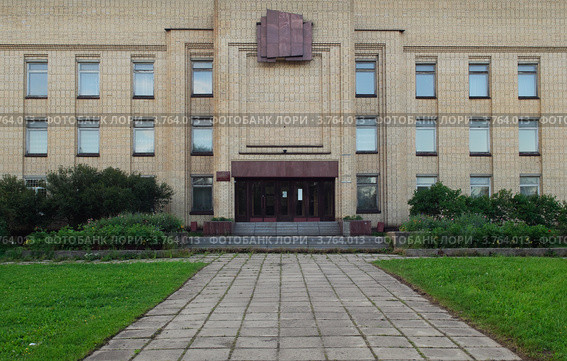 Детская музыкальная школа, город Олонец, Республика Карелия (2012 год). Стоковое фото, фотограф Вячеслав Палес / Фотобанк Лори